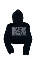 Load image into Gallery viewer, Cropped Full Zip 15Poly Hoodie
